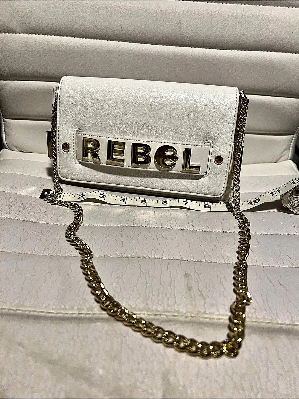 Loungefly Star Wars Rebel Crossbody Bag White & Gold
